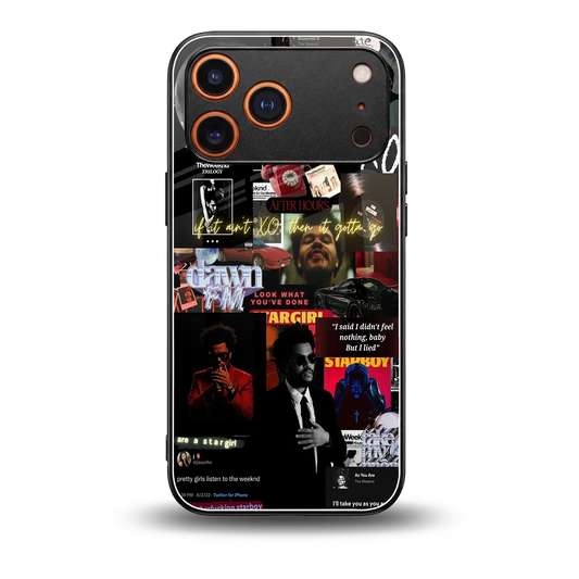 Star Boy Aura back phone cover | glass case for iphone 17 pro max