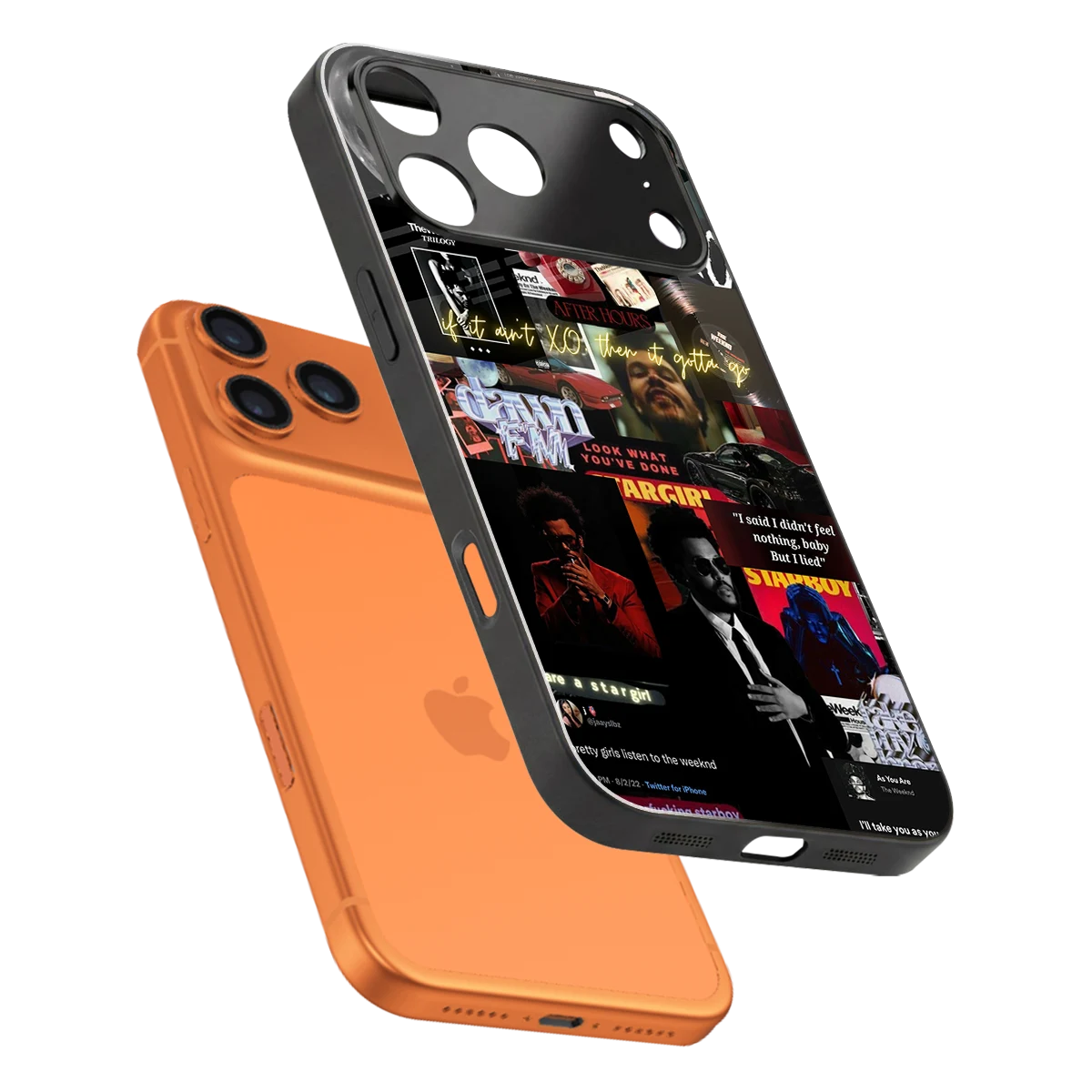 Star Boy Aura sleek iphone 17 pro cover with tempered glass back and TPU edges