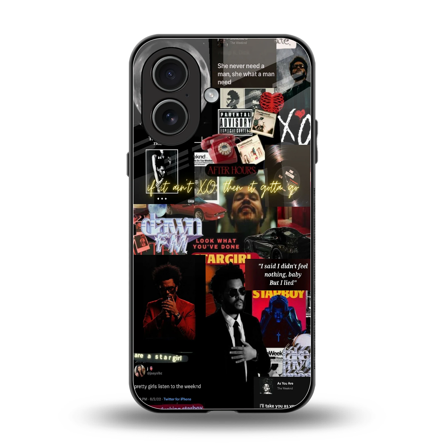 Star Boy Aura back phone cover | glass case for iphone 17