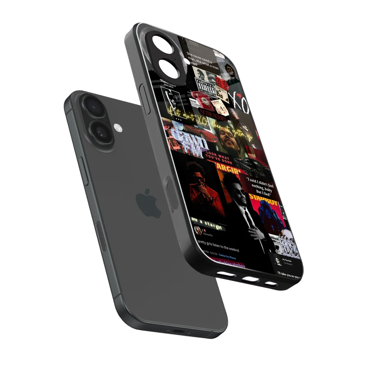 Star Boy Aura sleek iphone 17 cover with tempered glass back and TPU edges