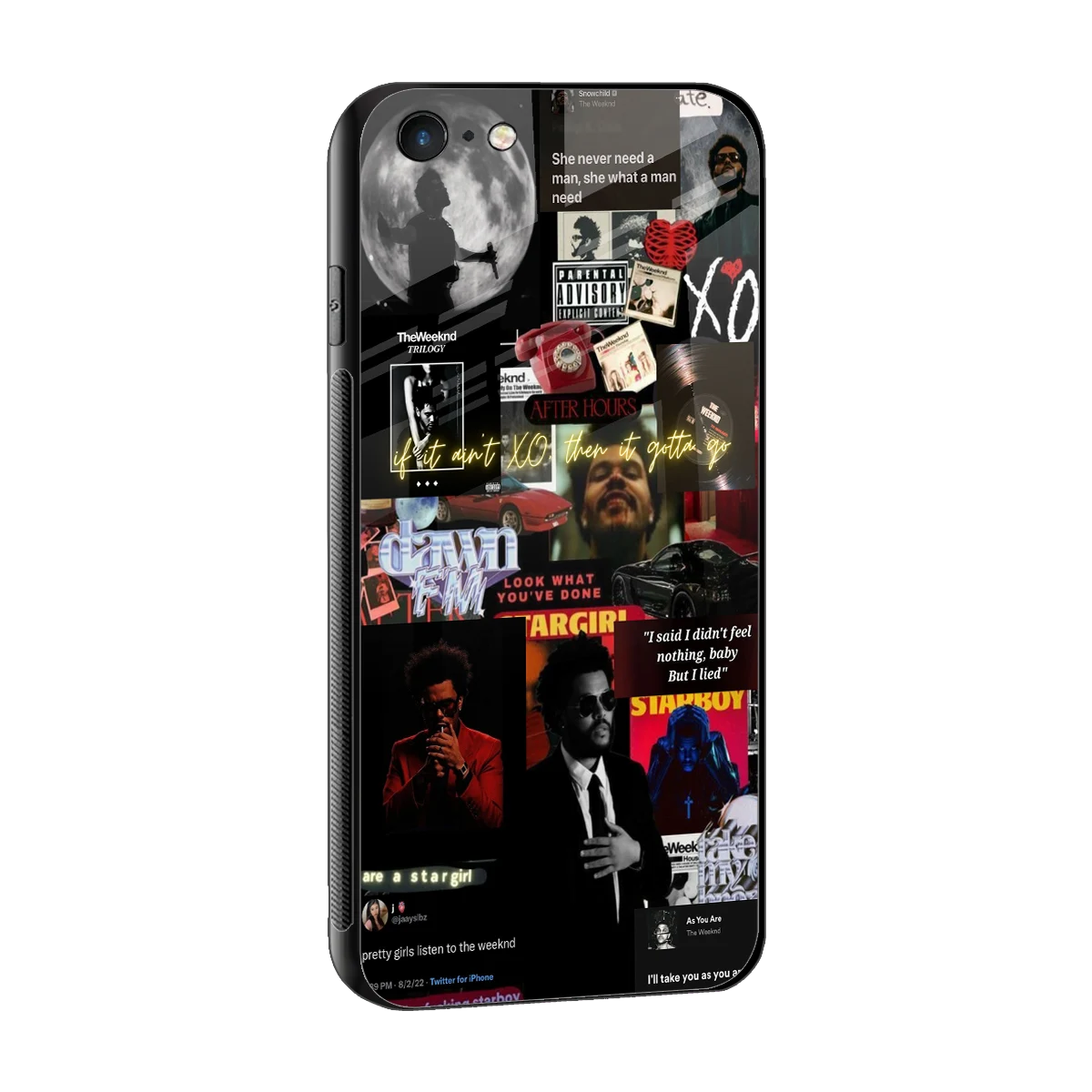 Star Boy Aura sleek iphone 6s plus cover with tempered glass back and TPU edges