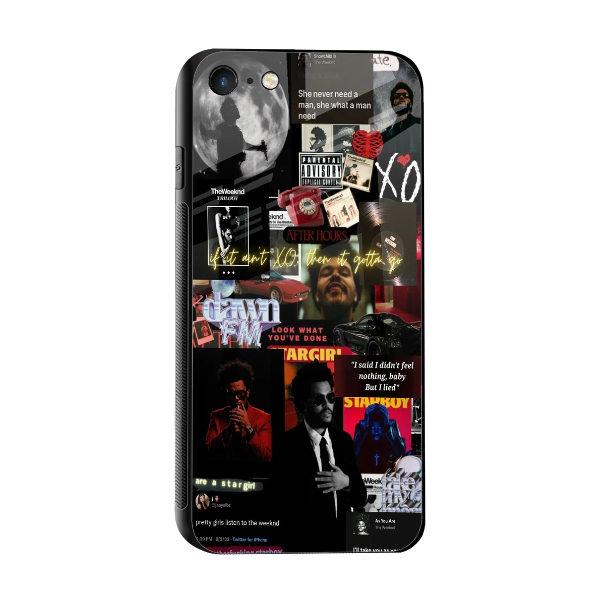 Star Boy Aura sleek iphone 7 cover with tempered glass back and TPU edges