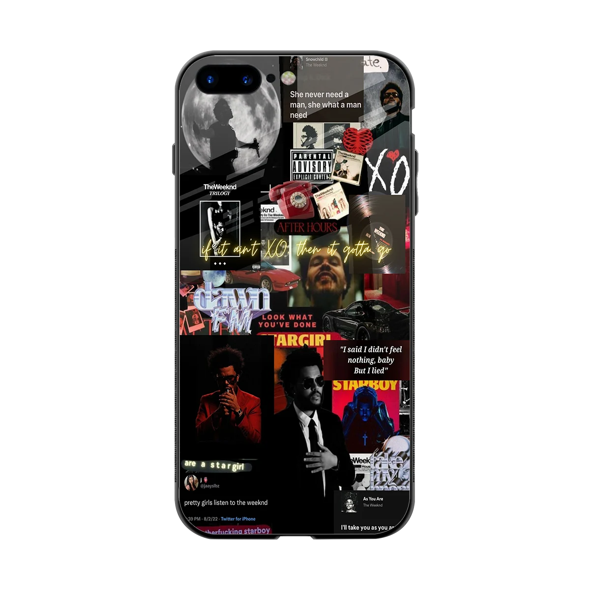 Star Boy Aura back phone cover | glass case for iphone 8 plus