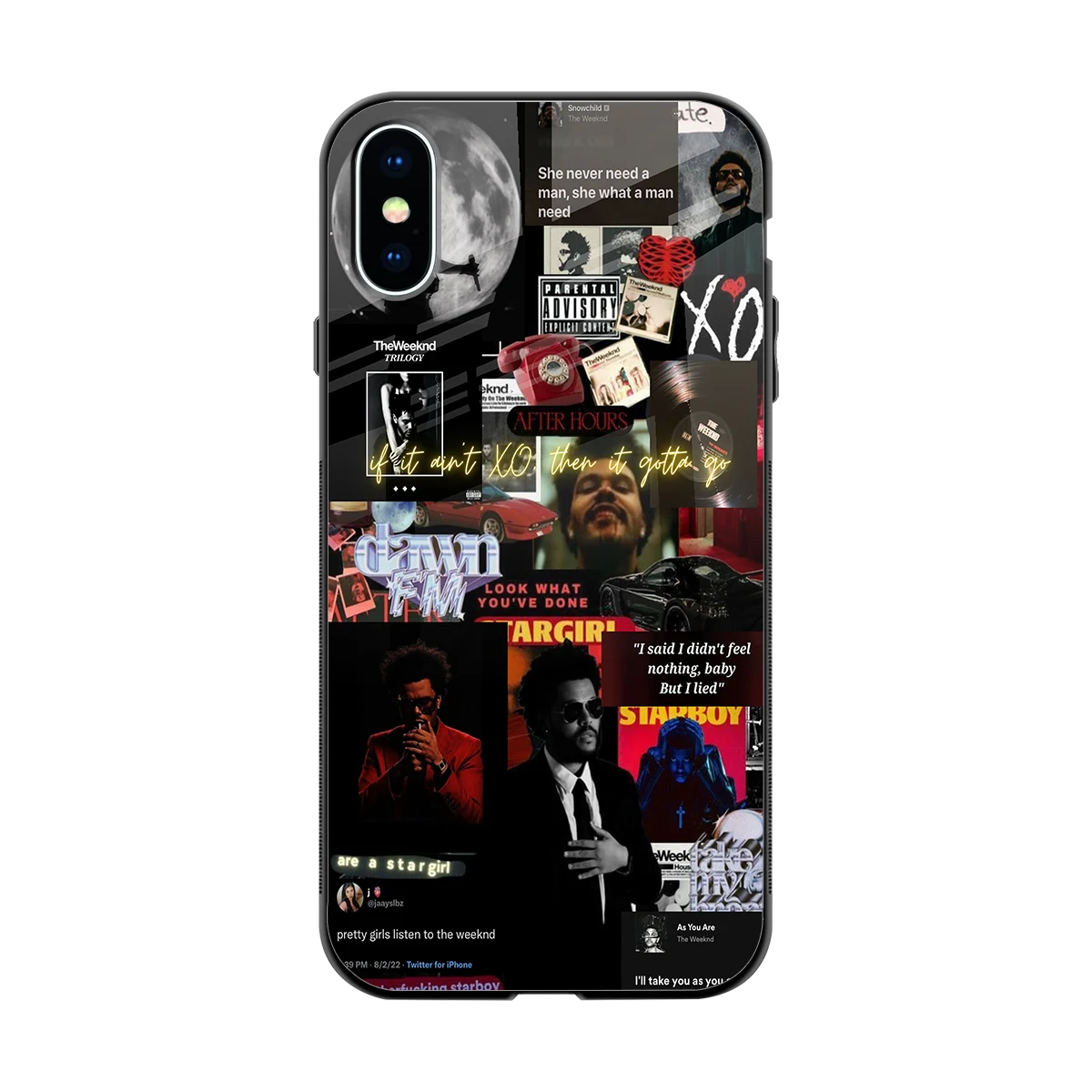 Star Boy Aura back phone cover | glass case for iphone xs