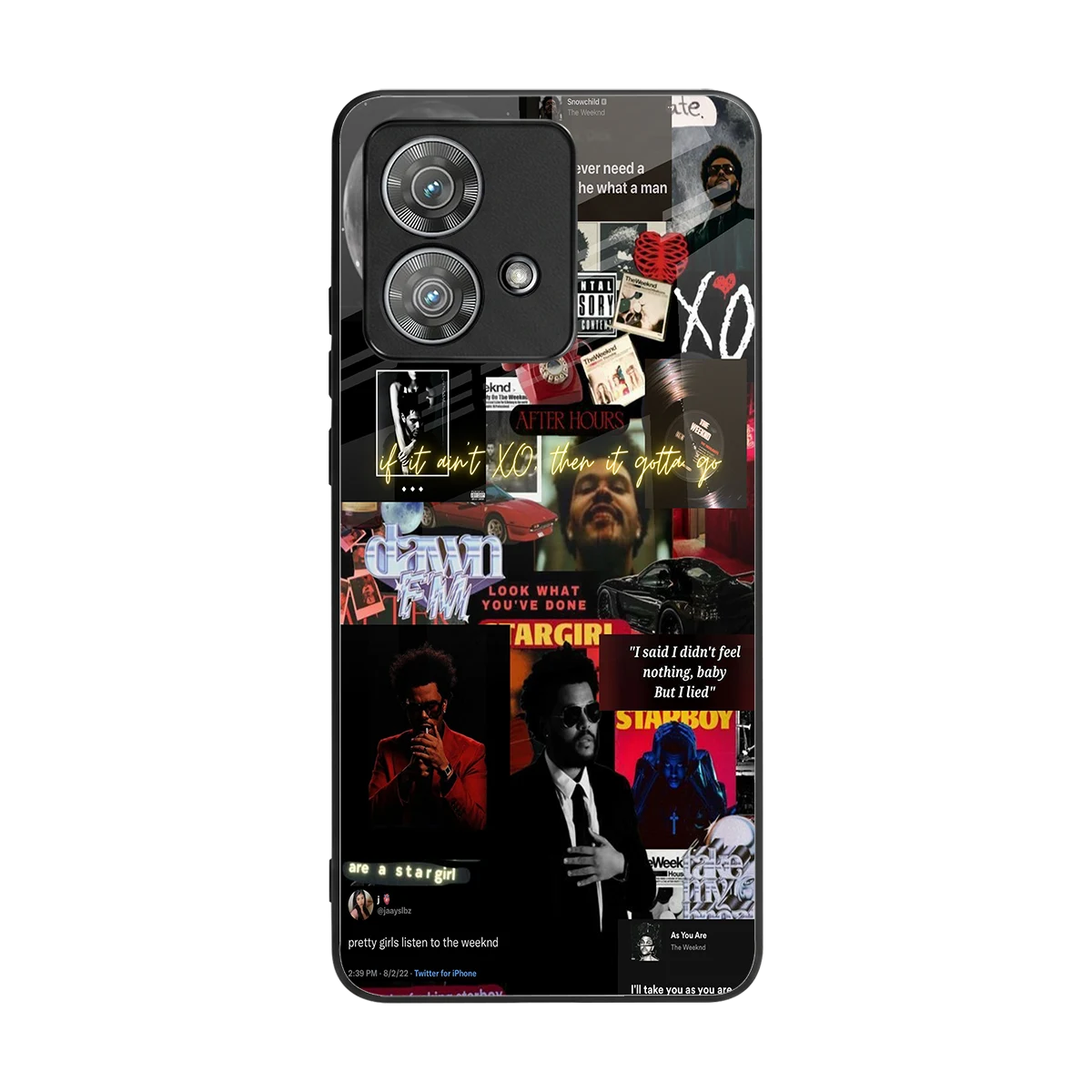 Star Boy Aura back phone cover | glass case for motorola edge 40 neo 5g