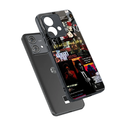 Star Boy Aura sleek motorola edge 40 neo 5g cover with tempered glass back and TPU edges