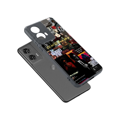 Star Boy Aura sleek motorola edge 50 fusion cover with tempered glass back and TPU edges