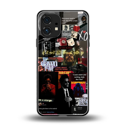 Star Boy Aura back phone cover | glass case for nothing phone 1
