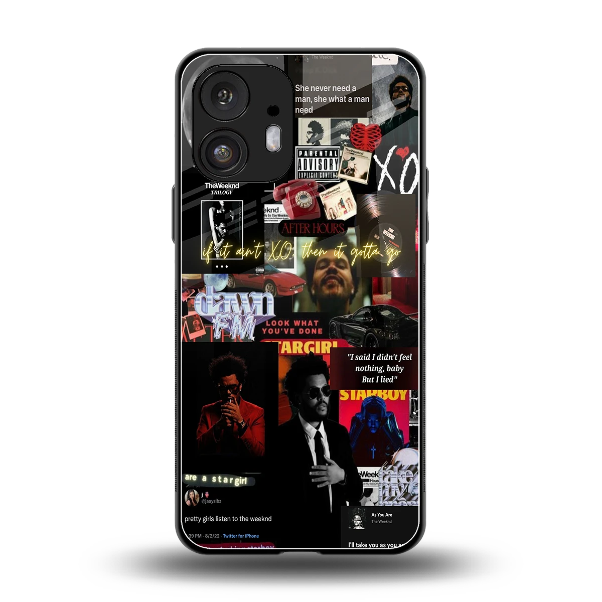 Star Boy Aura back phone cover | glass case for nothing phone 2