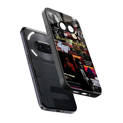 Star Boy Aura sleek nothing phone 2a cover with tempered glass back and TPU edges