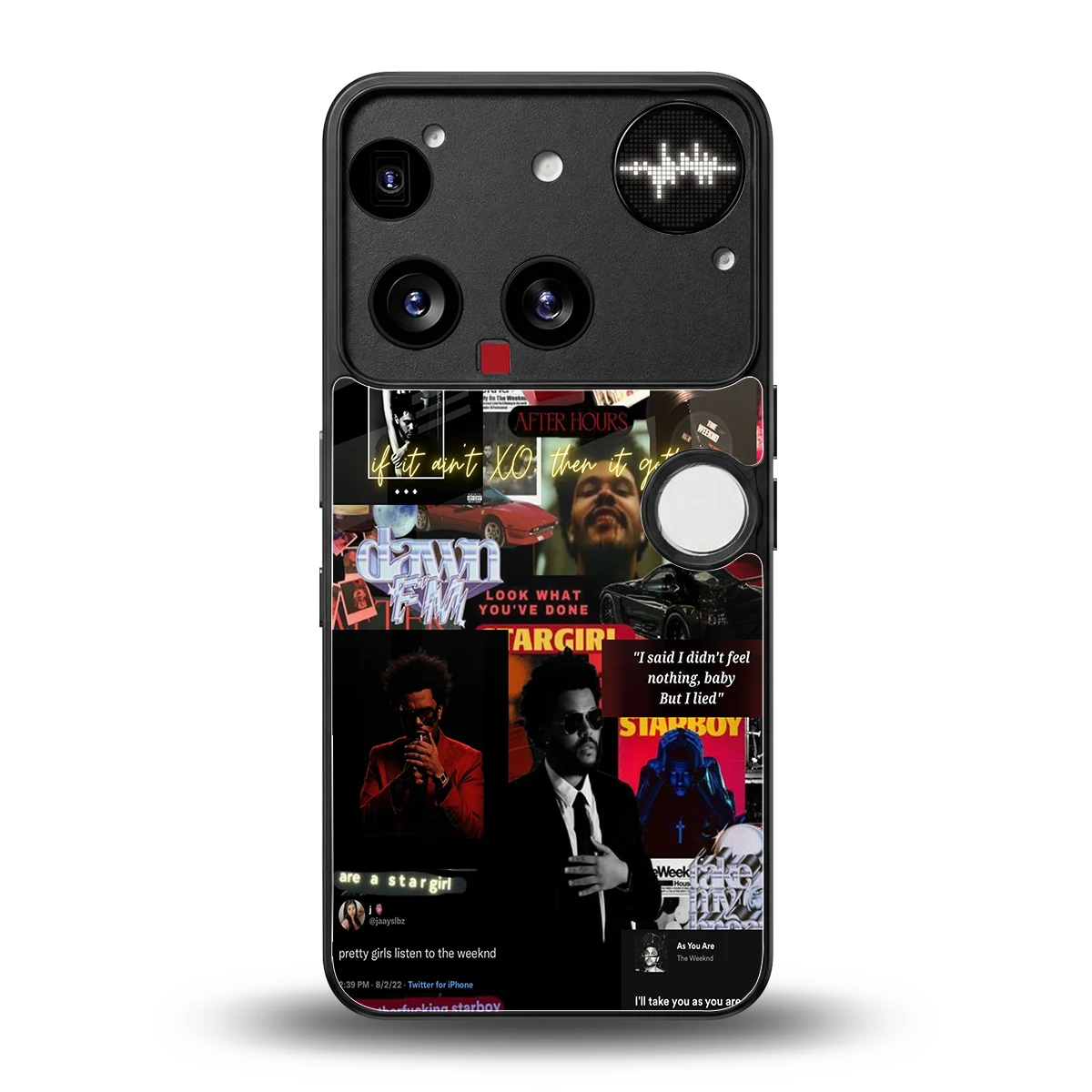 Star Boy Aura back phone cover | glass case for nothing phone 3