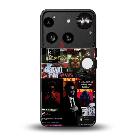 Star Boy Aura back phone cover | glass case for nothing phone 3