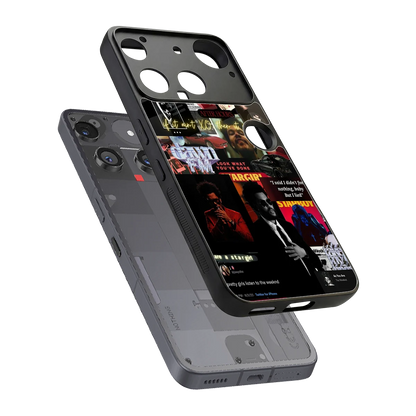 Star Boy Aura sleek nothing phone 3 cover with tempered glass back and TPU edges