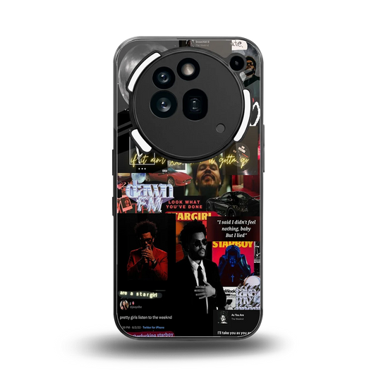 Star Boy Aura back phone cover | glass case for nothing phone 3a pro