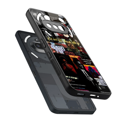 Star Boy Aura sleek nothing phone 3a cover with tempered glass back and TPU edges