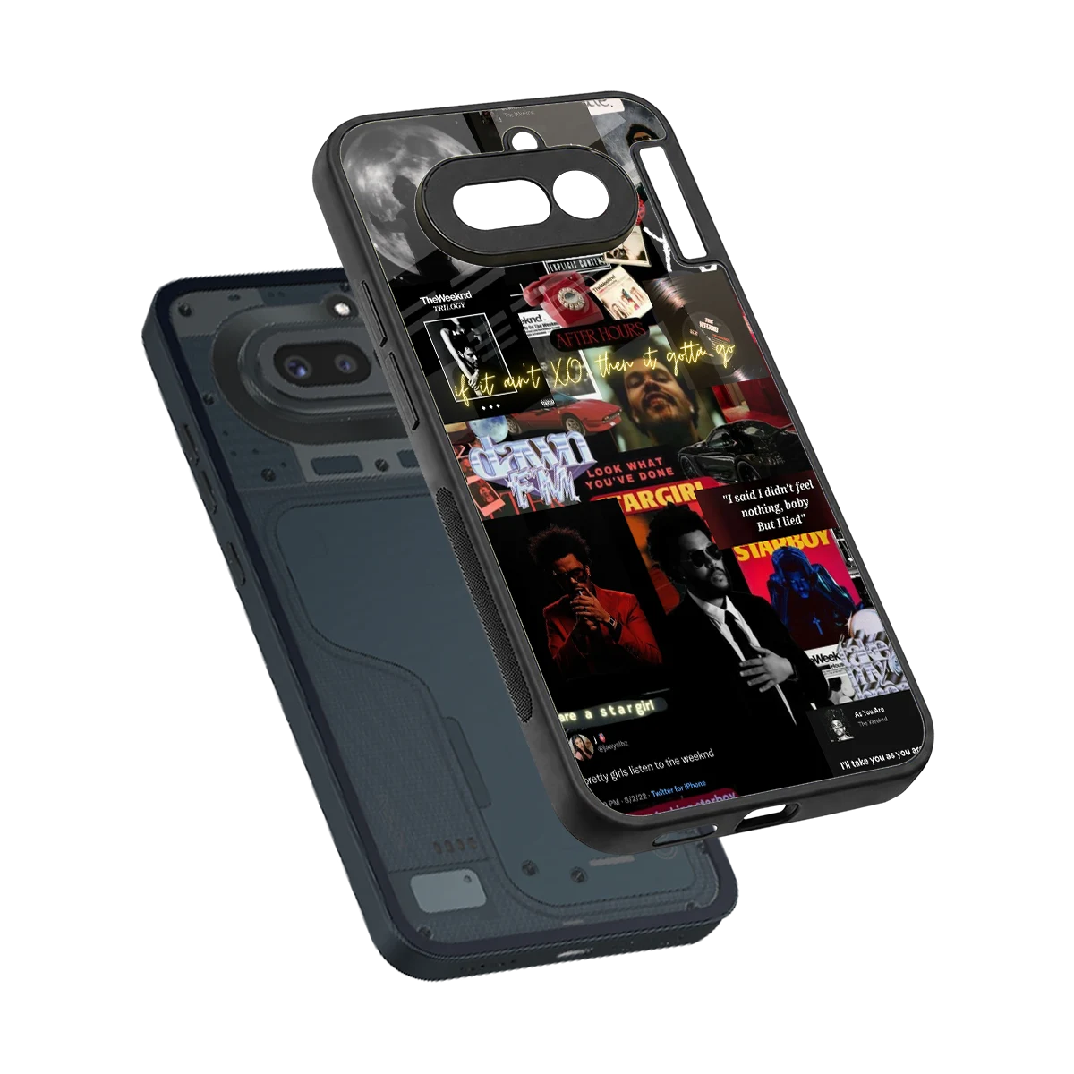 Star Boy Aura sleek nothing phone 4a cover with tempered glass back and TPU edges