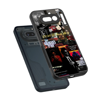 Star Boy Aura sleek nothing phone 4a cover with tempered glass back and TPU edges