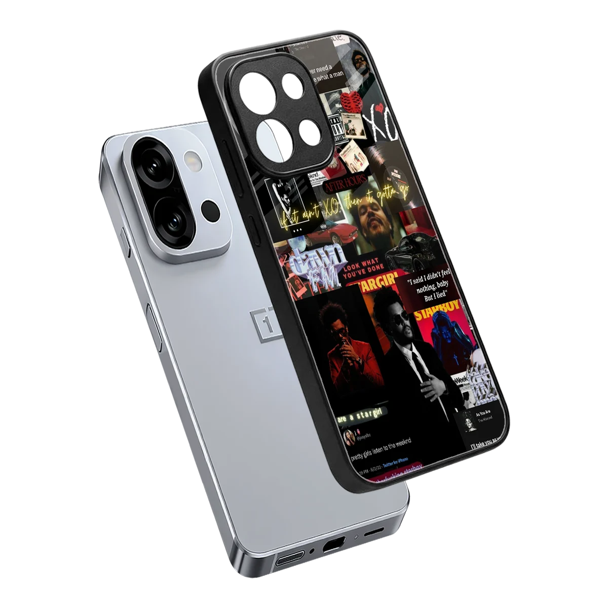 Star Boy Aura sleek oneplus 13s cover with tempered glass back and TPU edges