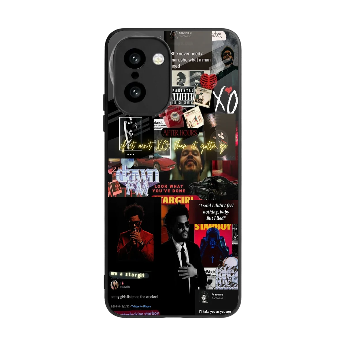 Star Boy Aura back phone cover | glass case for oneplus 15r