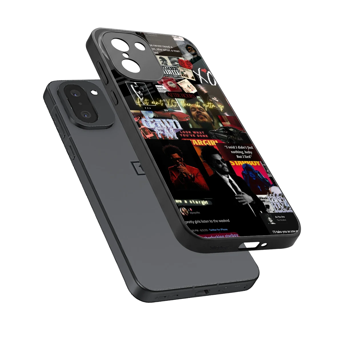 Star Boy Aura sleek oneplus 15r cover with tempered glass back and TPU edges