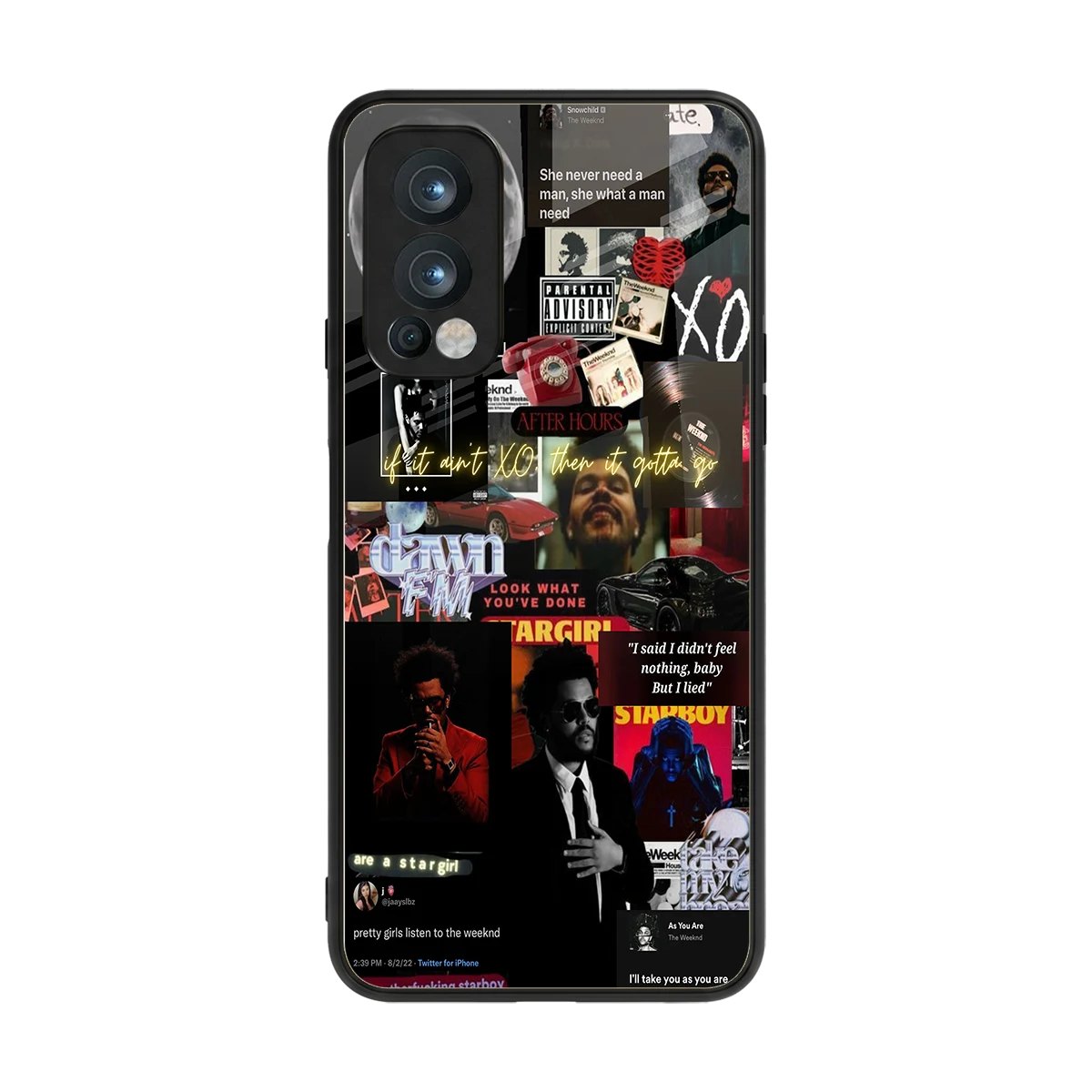 Star Boy Aura back phone cover | glass case for oneplus nord 2