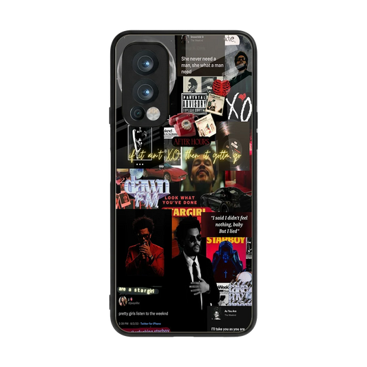 Star Boy Aura back phone cover | glass case for oneplus nord 2
