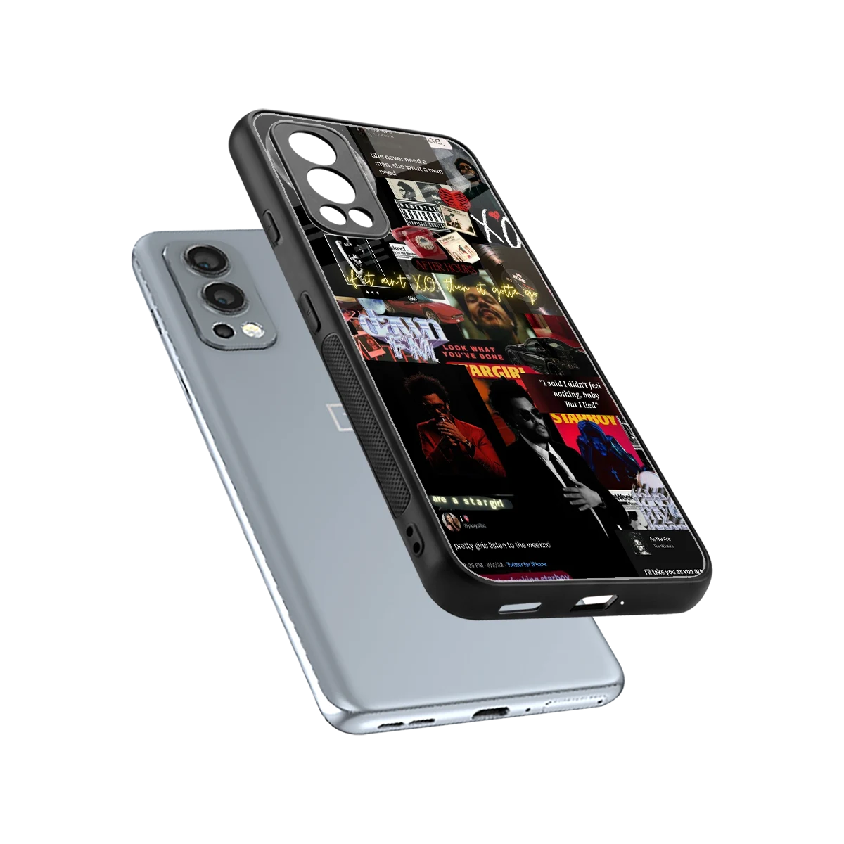 Star Boy Aura sleek oneplus nord 2 cover with tempered glass back and TPU edges