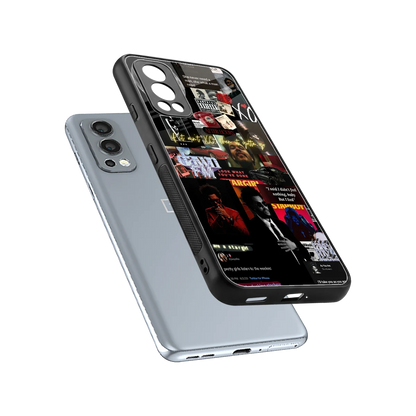 Star Boy Aura sleek oneplus nord 2 cover with tempered glass back and TPU edges