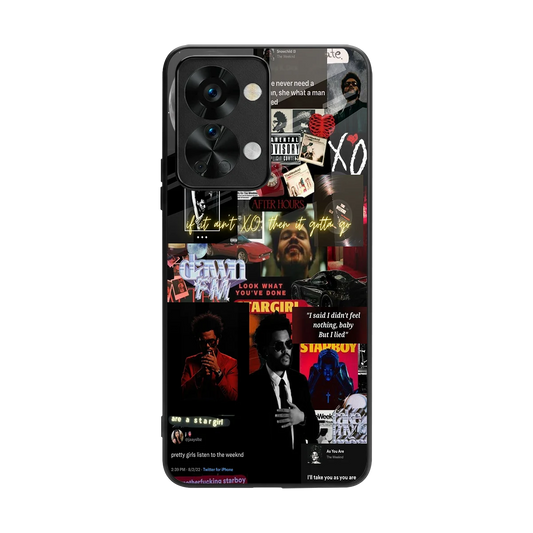 Star Boy Aura back phone cover | glass case for oneplus nord 2t