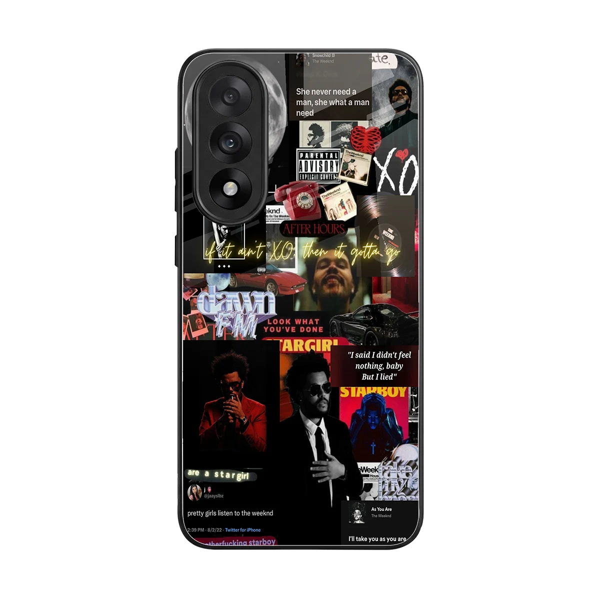 Star Boy Aura back phone cover | glass case for oneplus nord 5
