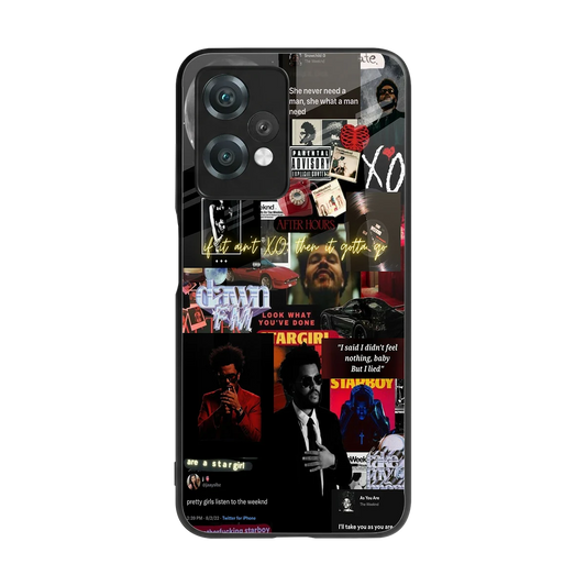 Star Boy Aura back phone cover | glass case for oneplus nord ce 2 lite