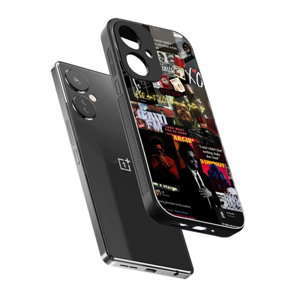 Star Boy Aura sleek oneplus nord ce 3 cover with tempered glass back and TPU edges