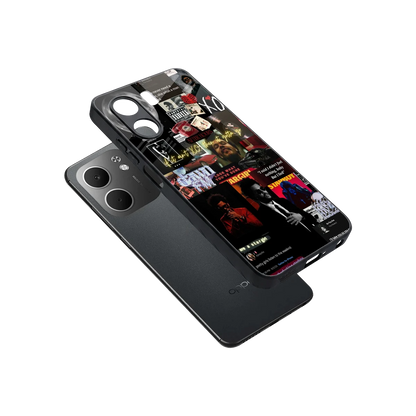 Star Boy Aura sleek oppo a5x 5g cover with tempered glass back and TPU edges