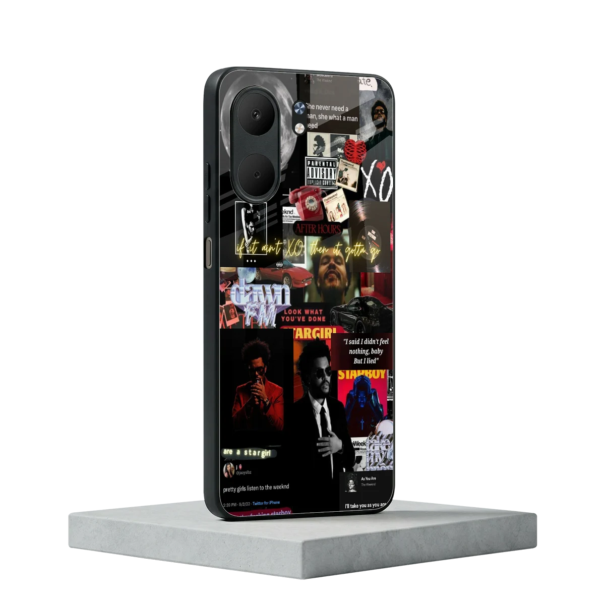Star Boy Aura oppo a5x 5g mobile cover | shockproof glass phone case