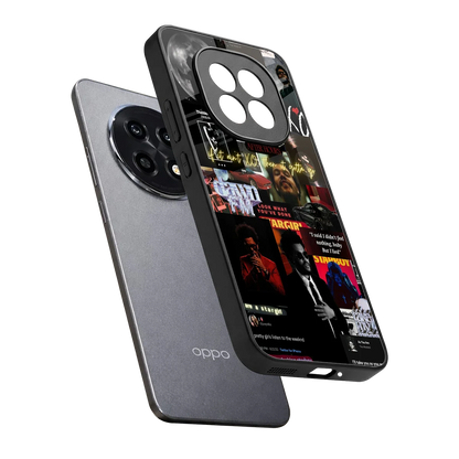 Star Boy Aura sleek oppo f29 pro 5g cover with tempered glass back and TPU edges