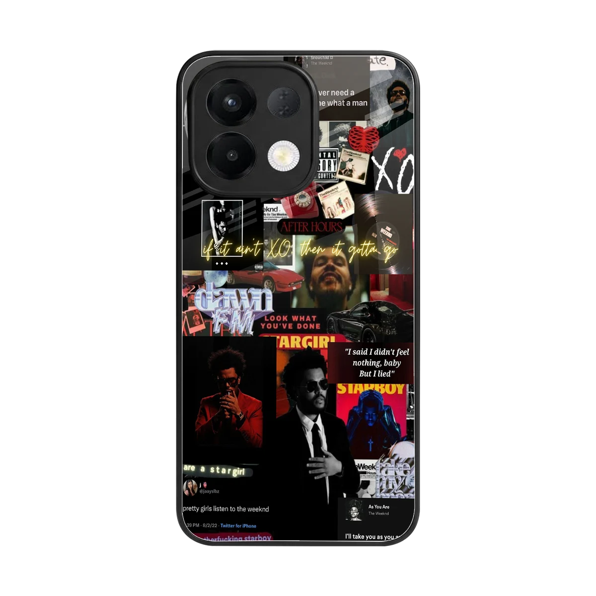 Star Boy Aura back phone cover | glass case for oppo k13 5g