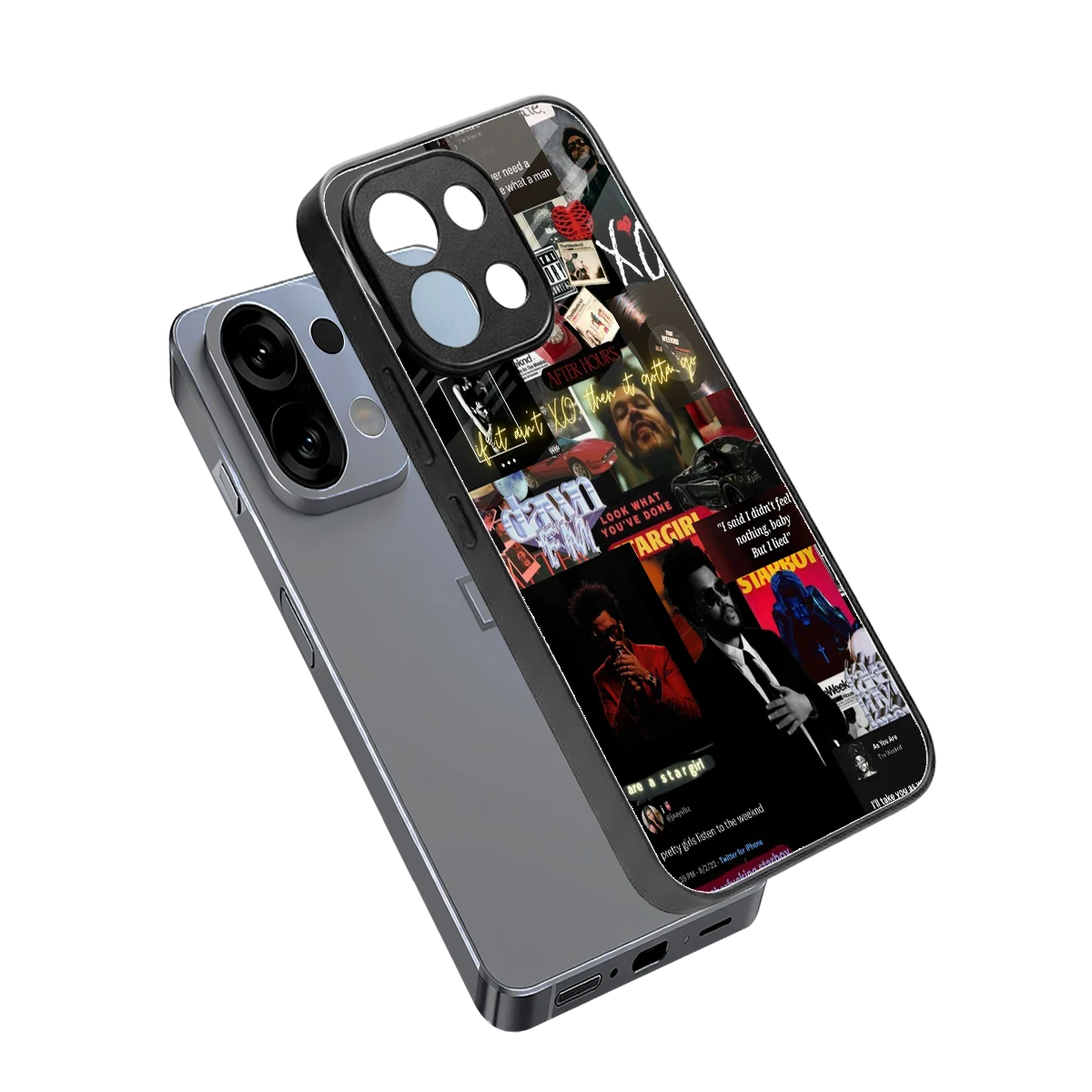 Star Boy Aura sleek oppo k13 5g cover with tempered glass back and TPU edges