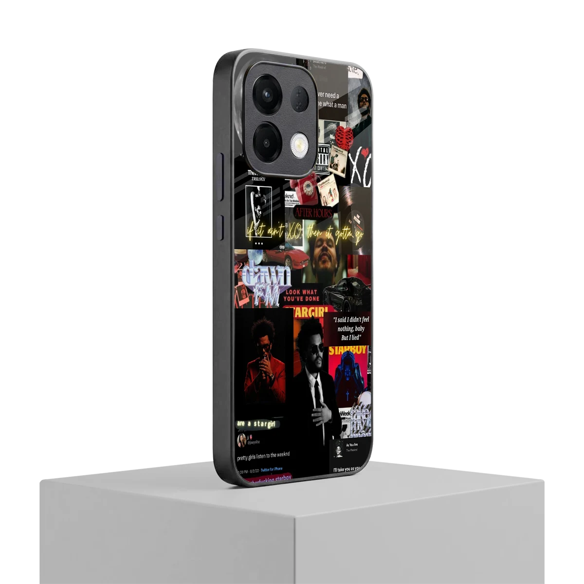 Star Boy Aura oppo k13 5g mobile cover | shockproof glass phone case