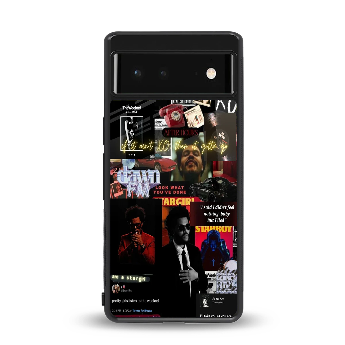 Star Boy Aura back phone cover | glass case for google pixel 6a