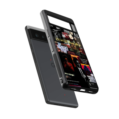 Star Boy Aura sleek google pixel 6 cover with tempered glass back and TPU edges