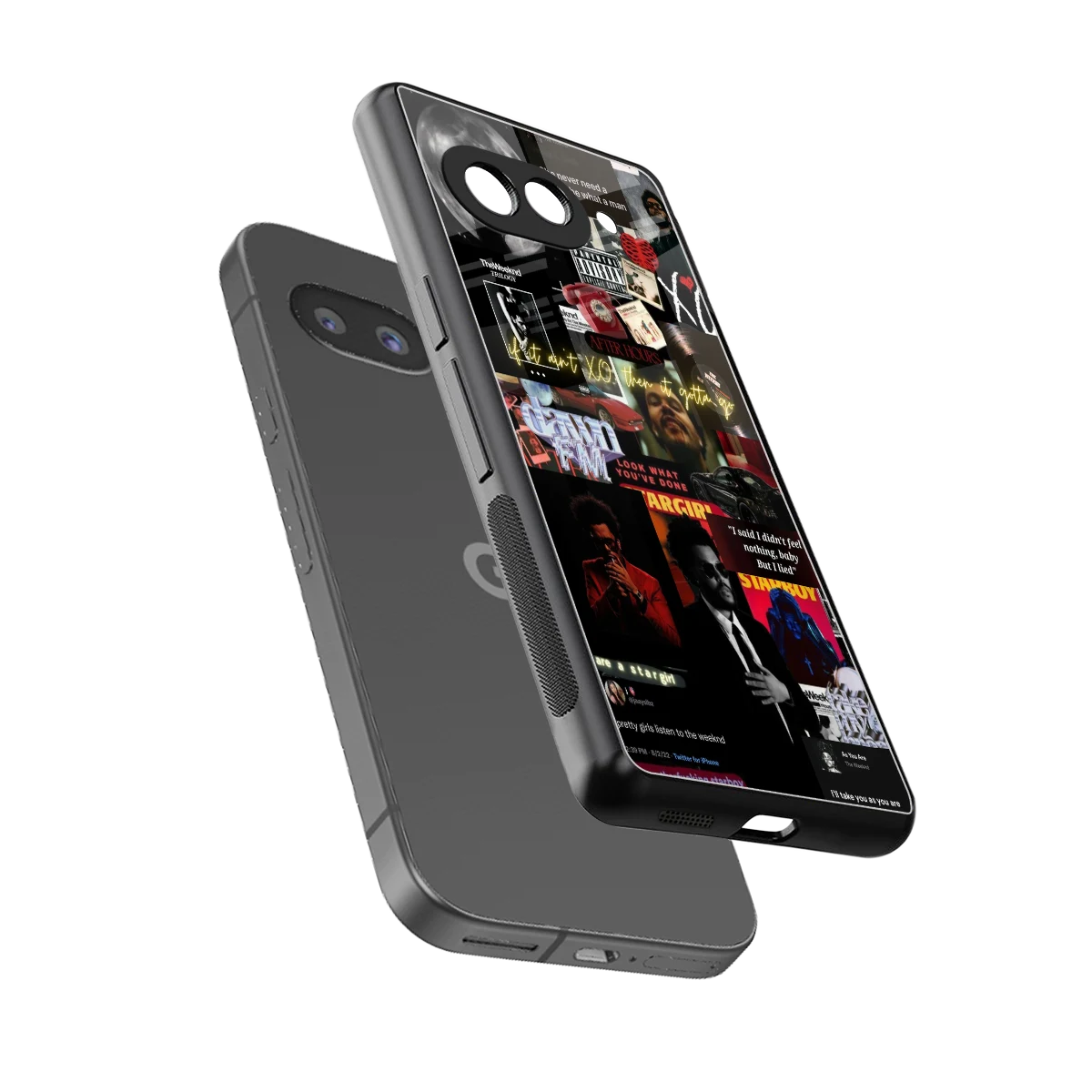 Star Boy Aura sleek google pixel 10a cover with tempered glass back and TPU edges