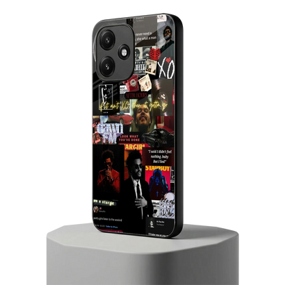Star Boy Aura redmi 12 5g mobile cover | shockproof glass phone case