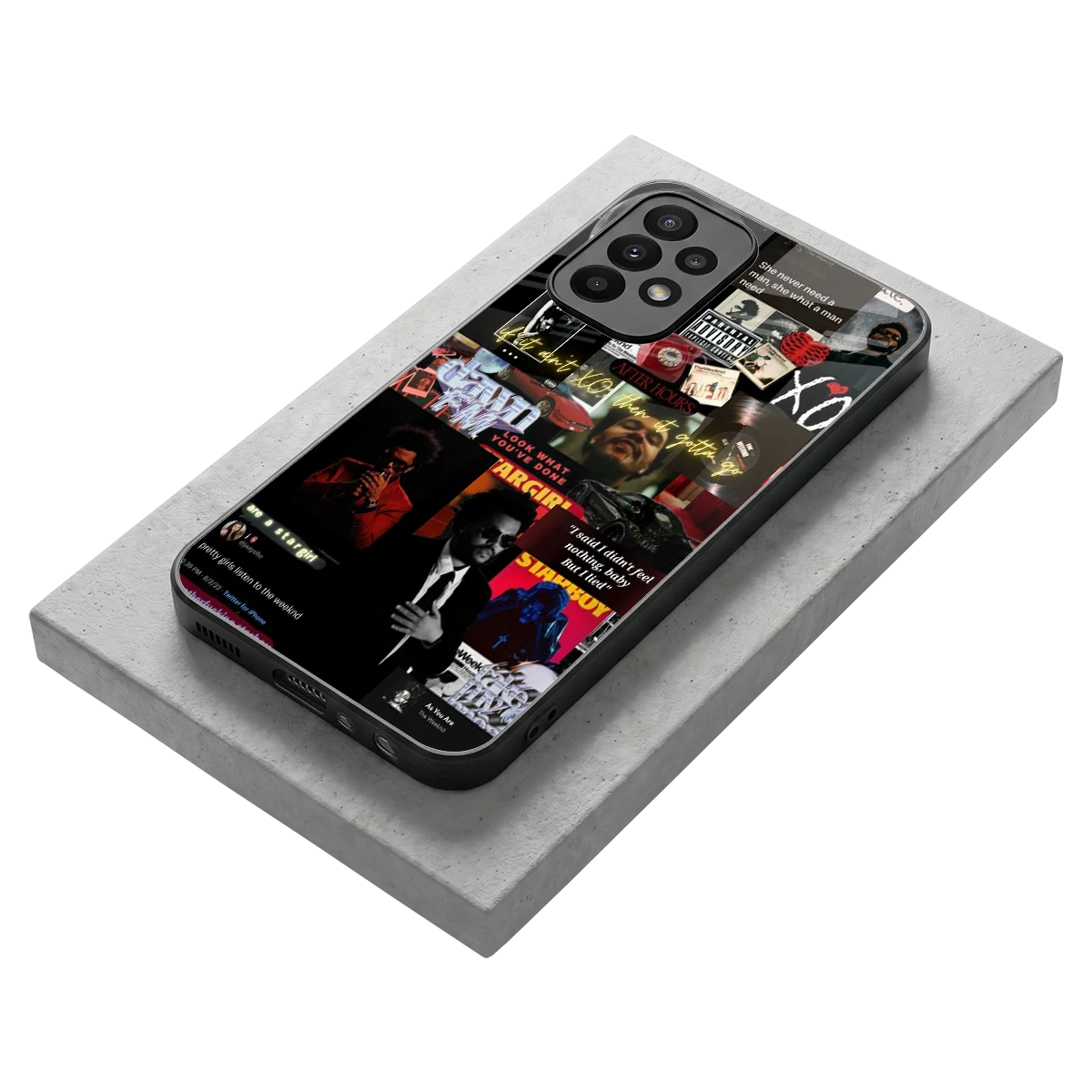 Star Boy Aura stylish phone case for samsung galaxy a23 | glossy glass and slim fit