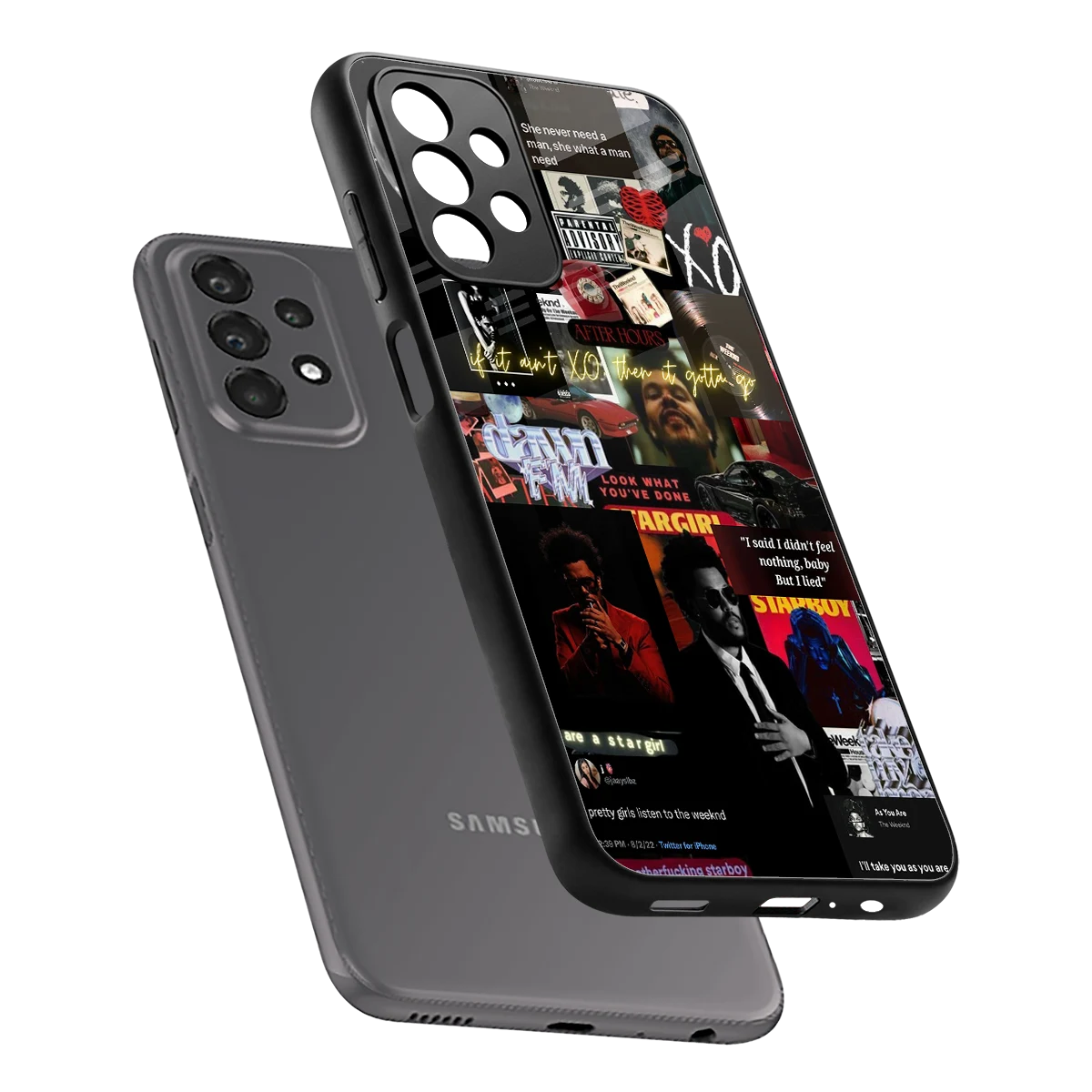 Star Boy Aura sleek samsung galaxy a23 cover with tempered glass back and TPU edges