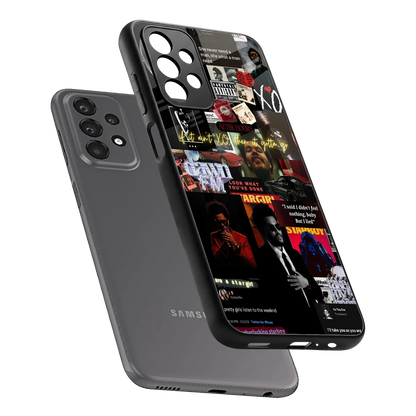 Star Boy Aura sleek samsung galaxy a23 cover with tempered glass back and TPU edges