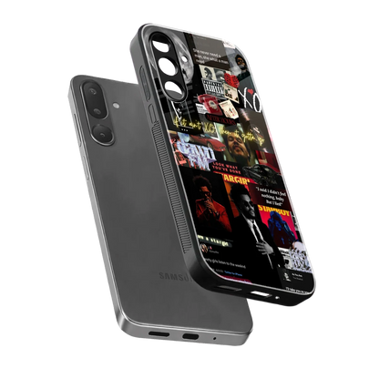 Star Boy Aura sleek samsung galaxy m56 5g cover with tempered glass back and TPU edges