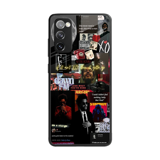 Star Boy Aura back phone cover | glass case for samsung galaxy s20 fe