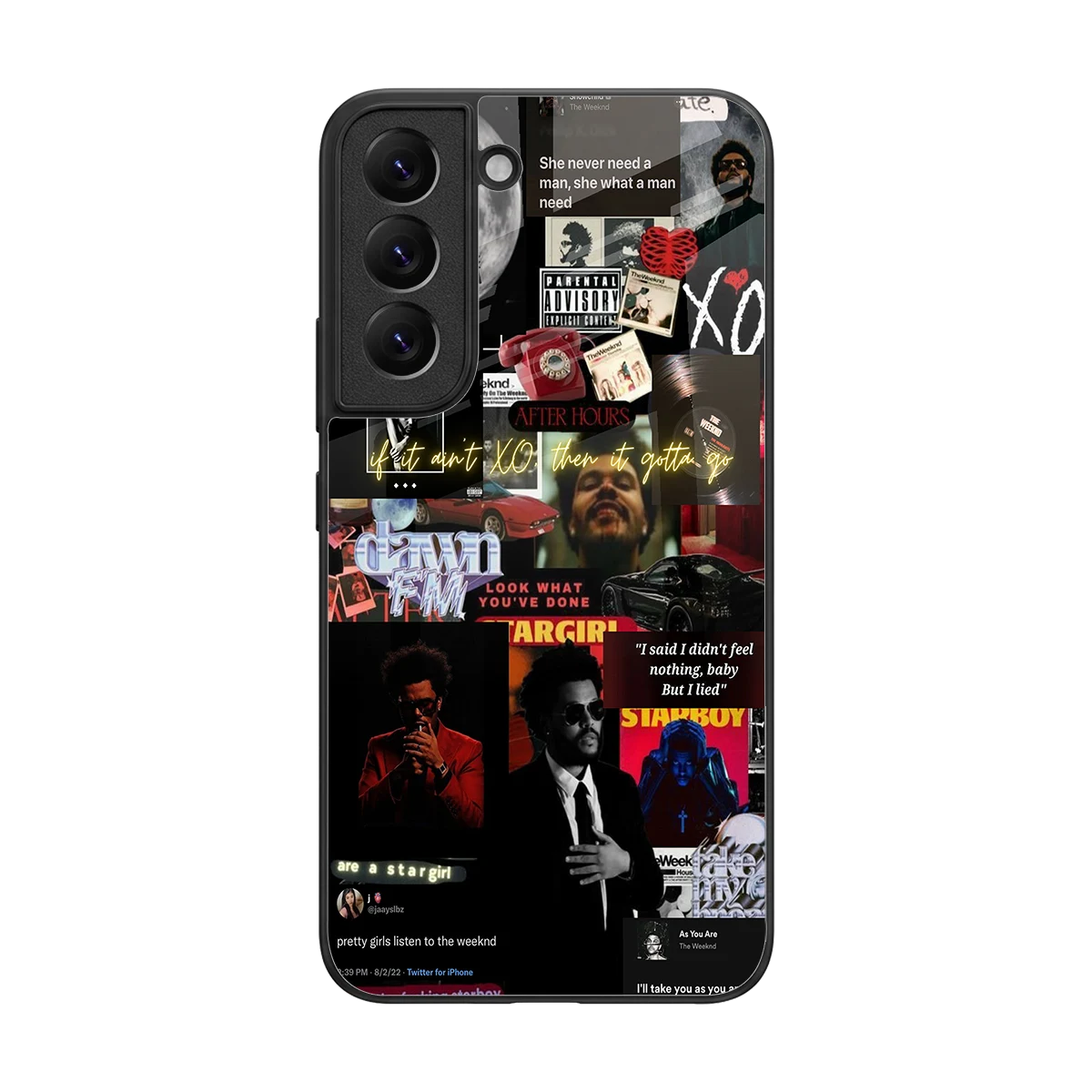 Star Boy Aura back phone cover | glass case for samsung galaxy s22