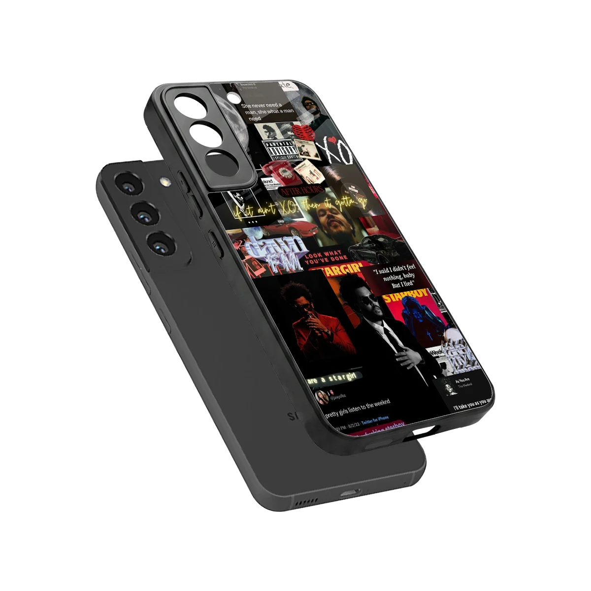 Star Boy Aura sleek samsung galaxy s22 cover with tempered glass back and TPU edges