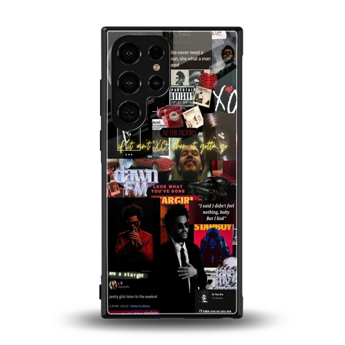 Star Boy Aura back phone cover | glass case for samsung galaxy s24 ultra